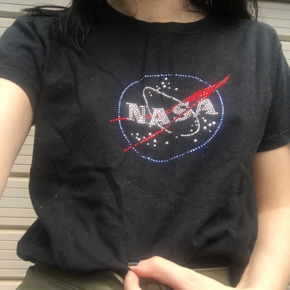 Rhinestone NASA Tee - Picture 1 of 4